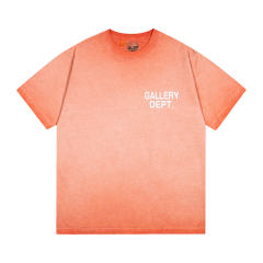 Gallery Dept Classic Logo T-Shirt Orange Pink