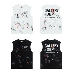 Gallery Dept Splatter Ink Top Tank Black White