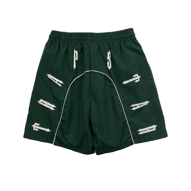 Trapstar lettering patch nylon swim beach shorts 4 colors