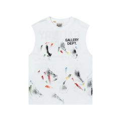 Gallery Dept Splatter Ink Top Tank Black White