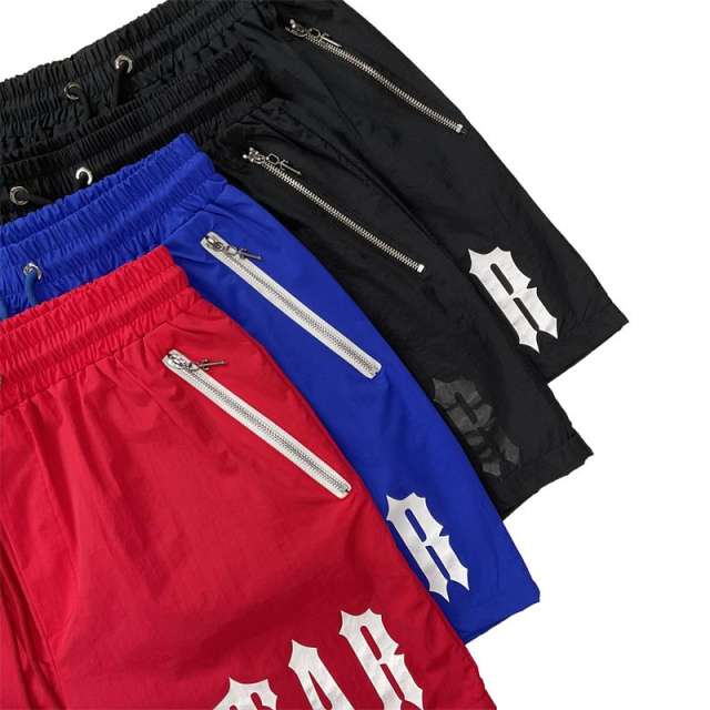 Trapstar lettering patch nylon swim beach shorts 4 colors