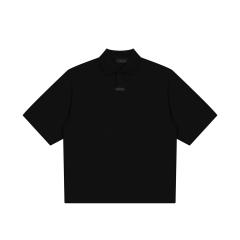 FOG Fear of God Polo T-Shirt Black White