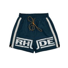 Rhude lettering patch mesh shorts 4 colors