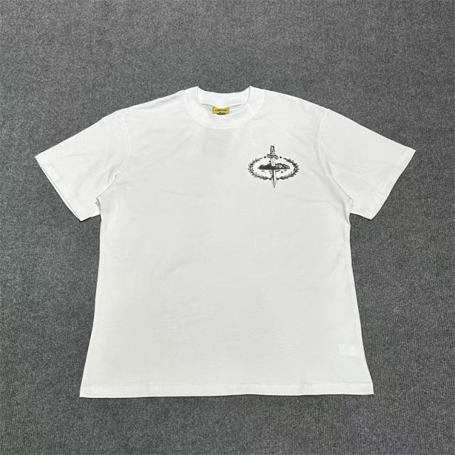 Corteiz Sword Logo Tee White Black