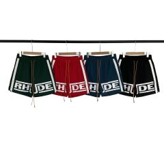 Rhude lettering patch mesh shorts 4 colors