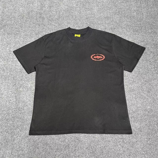 Corteiz Classic Logo Tee White Black