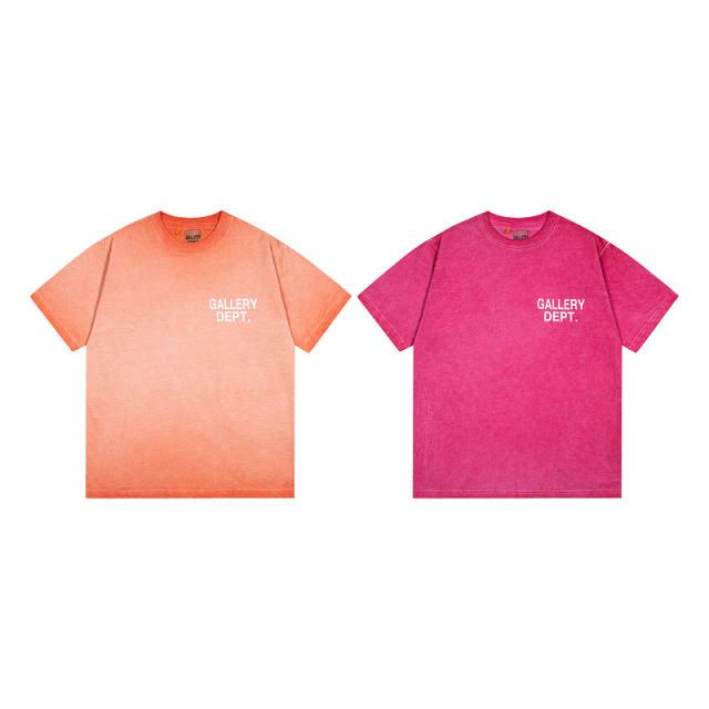 Gallery Dept Classic Logo T-Shirt Orange Pink