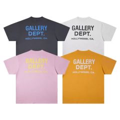 Gallery Dept Classic Logo T-Shirt Gray White Yellow