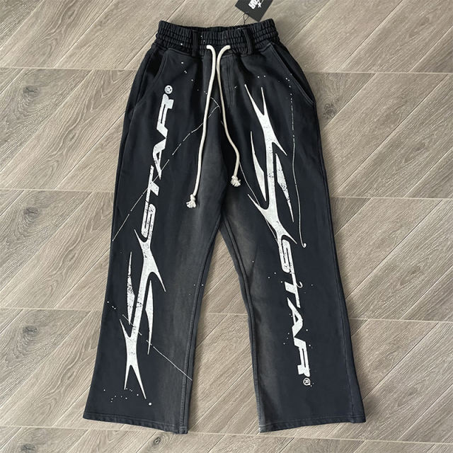 1:1 Quality Hellstar Studios Black Sweatpants