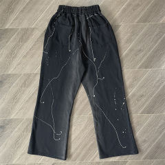 1:1 Quality Hellstar Studios Black Sweatpants