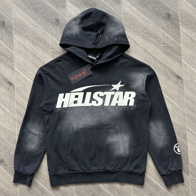 Hellstar Studios Classic Logo Rheinstone Hoodie
