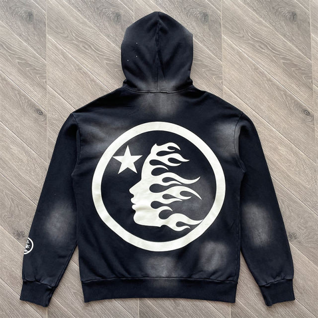 Hellstar Studios Classic Logo Rheinstone Hoodie