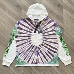 Hellstar Studios Tie Dye Embroidery Hoodie