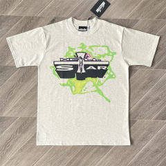 High Quality Hellstar Studios Jesus Cross Tee T-Shirt Beige