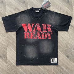High Quality Hellstar Studios War Ready Tee T-Shirt Black