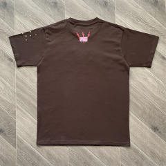 Spider Sp5der 555555 Worldwide T-Shirt Brown