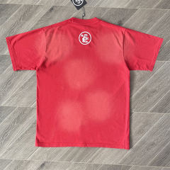 High Quality Hellstar Studios Box Logo Tee T-Shirt Red