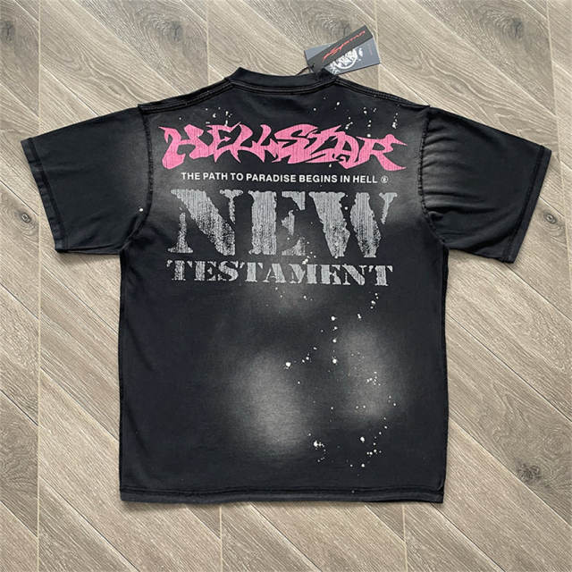 High Quality Hellstar Studios Men Tee T-Shirt Black