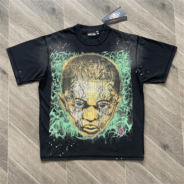 High Quality Hellstar Studios Men Tee T-Shirt Black