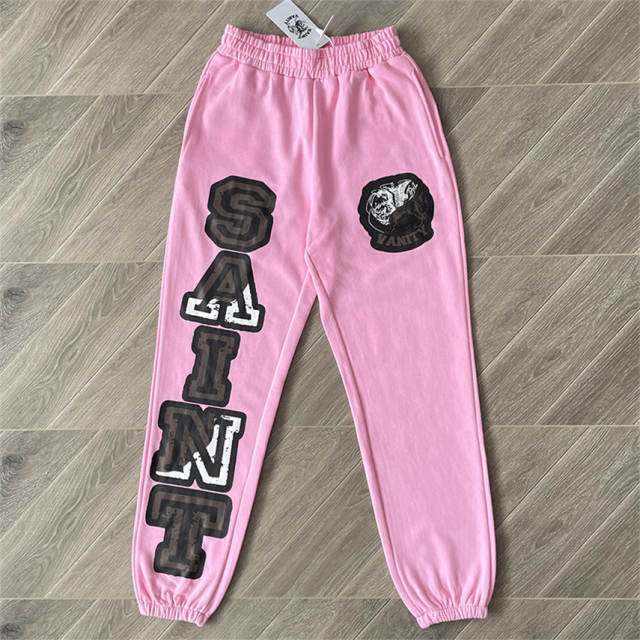 1:1 Top Quality Saint Vanity Sweatpants Beige Pink