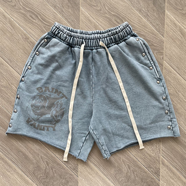 1:1 Top Quality Saint Vanity Washed Shorts