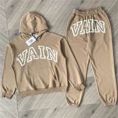 1:1 Top Quality Saint Vanity VAIN Hoodie Pants Purple Khaki