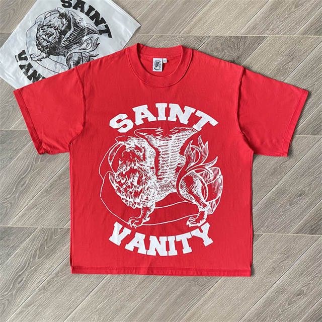 1:1 Top Quality Saint Vanity Distressed T-Shirt 4 Colors