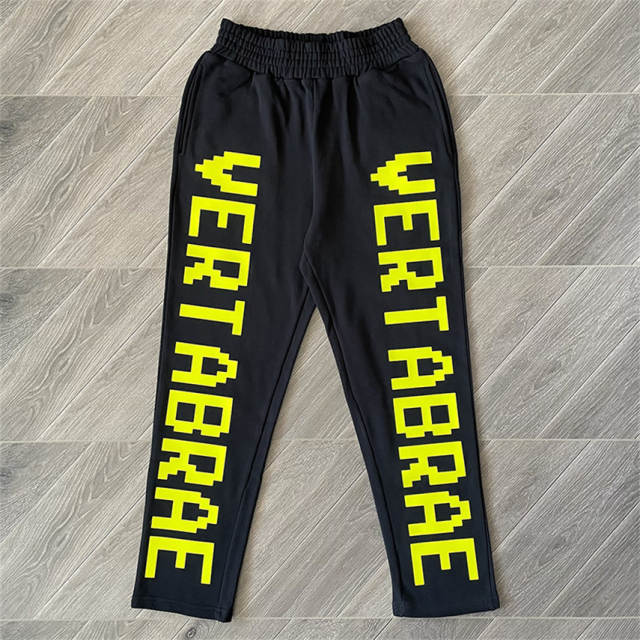 Vertabrae Washed Sweatpants Black Purple