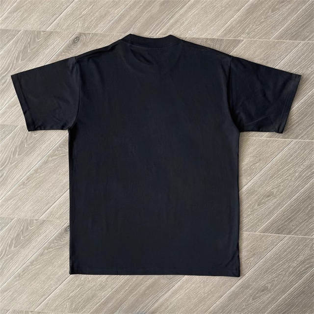 High Quality Sp5der x Cactus Jack Logo T-Shirt Black