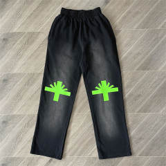 Vertabrae Washed Sweatpants Black