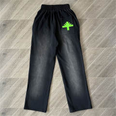 Vertabrae Washed Sweatpants Black