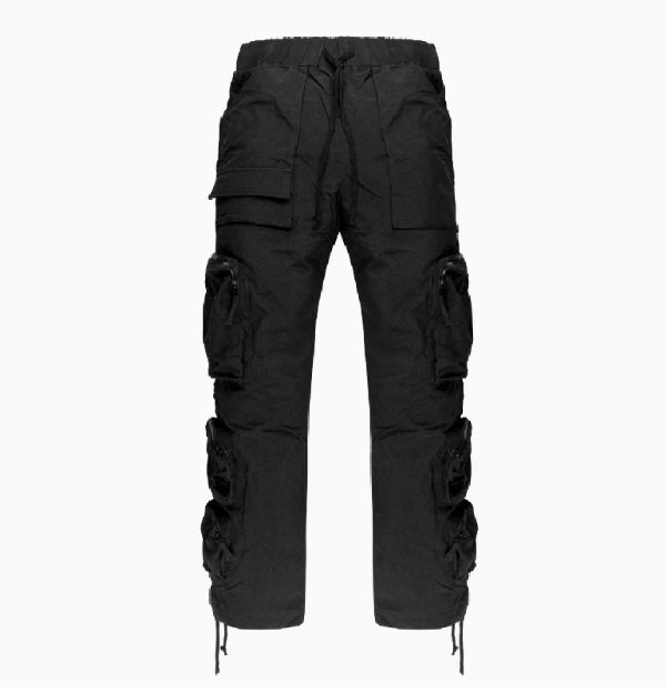 Travis Scott Whoisjacov Pocket Cargo Pants Black Khaki