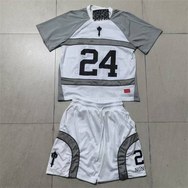 Trapstar Logo Mesh Jersey Shorts Set