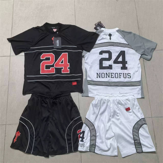 Trapstar Logo Mesh Jersey Shorts Set
