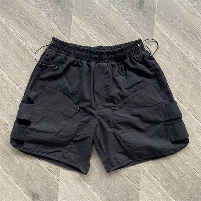 Travis Scott Whoisjacov Cargo Shorts Black