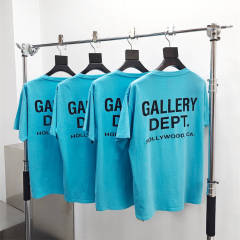 1:1 quality version Gallery Dept 1:1 quality version Back Hollywood Letter Print Tee Blue