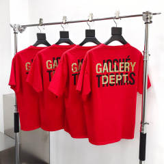 1:1 quality version Gallery Dept x Everlast Letter Printed Tee Red