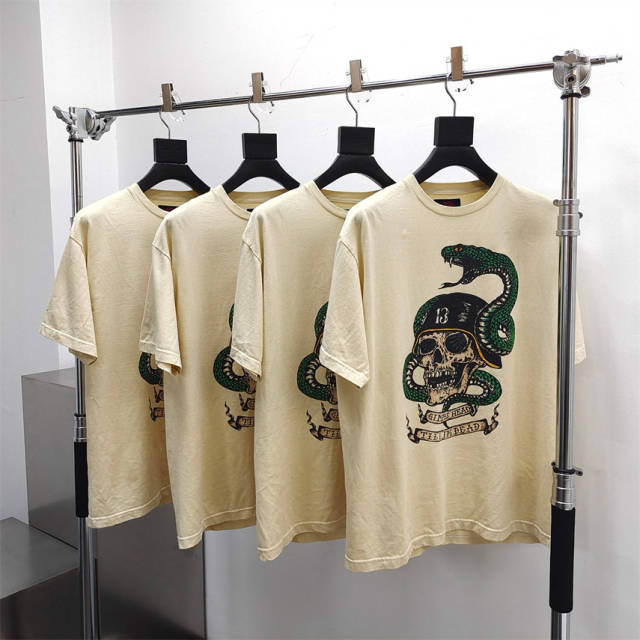 Gallery Dept 1:1 quality version Green Python Skull Print Tee