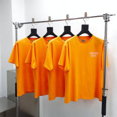 Gallery Dept 1:1 Quality version Basic Hollywood Letter Print Washed Orange