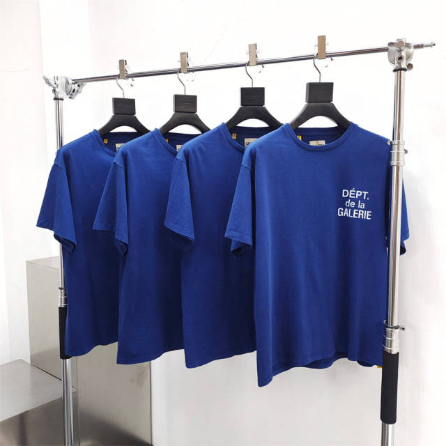 1:1 quality version Gallery Dept 1:1 quality version Back Hollywood Letter Print Tee Blue