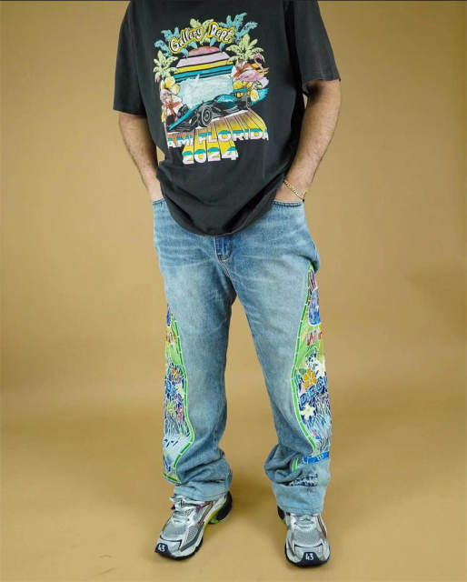 Gallery Dept 1:1 quality version Handwritten Font Tee T-Shirt
