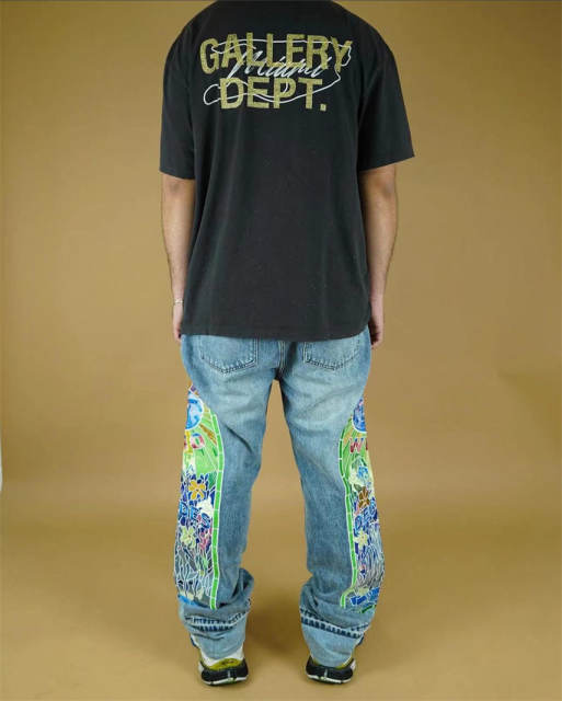 Gallery Dept 1:1 quality version Handwritten Font Tee T-Shirt