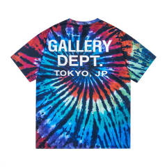 Gallery Dept Tie Dye T-shirt Blue
