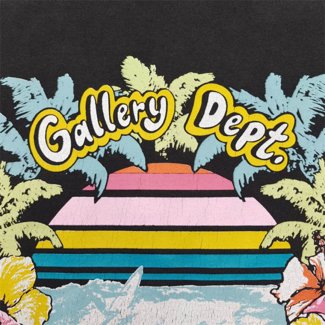 Gallery Dept 1:1 quality version Handwritten Font Tee T-Shirt