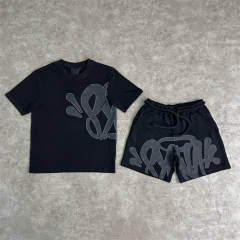 1:1 Top Quality Syna World Drill Style Big Logo T-Shirt Shorts Set