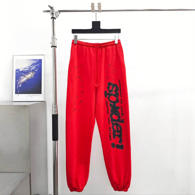 1:1 Quality Spider Golden Spider Web Hoodie & Pants Set