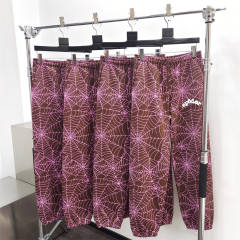 1:1 Quality Spider Web Print Hoodie & Pants Set