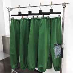 1:1 Quality Spider Spider Web Green Hoodie Pants Tracksuit