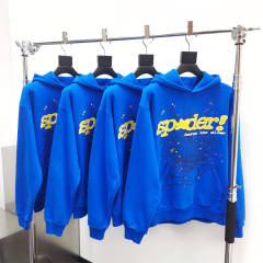 Spider 555555 TC BLUE Hoodie Pants Tracksuit