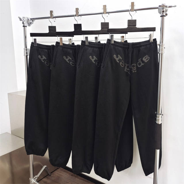 1:1 Quality Spider Black Foaming Print Hoodie & Pants Set